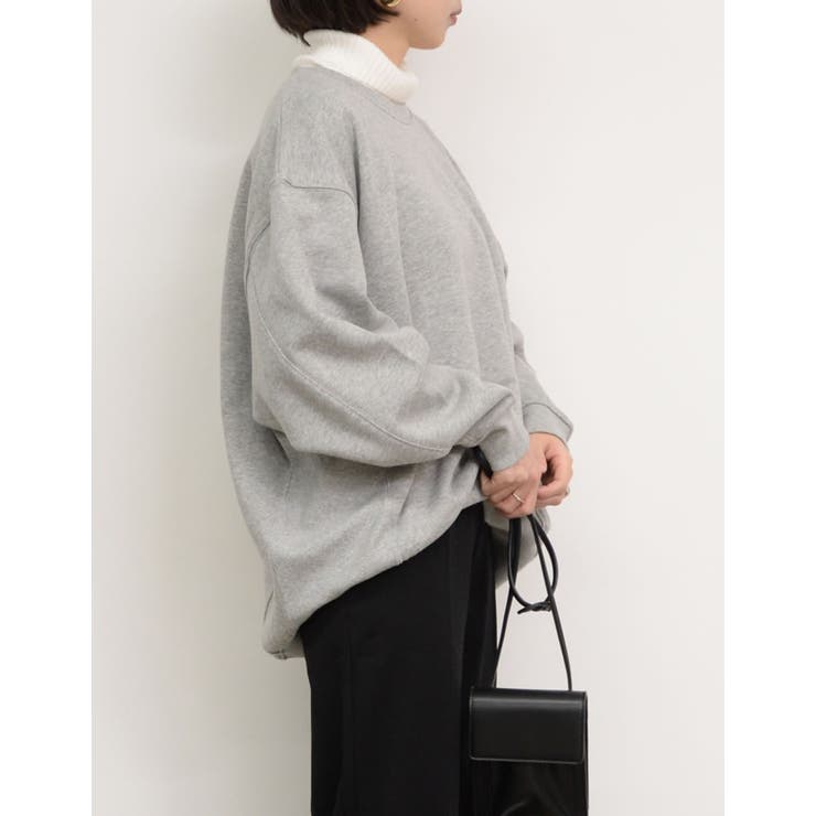 丸みのあるシルエットのサイドリブスウェット | Re:EDIT | 詳細画像24 