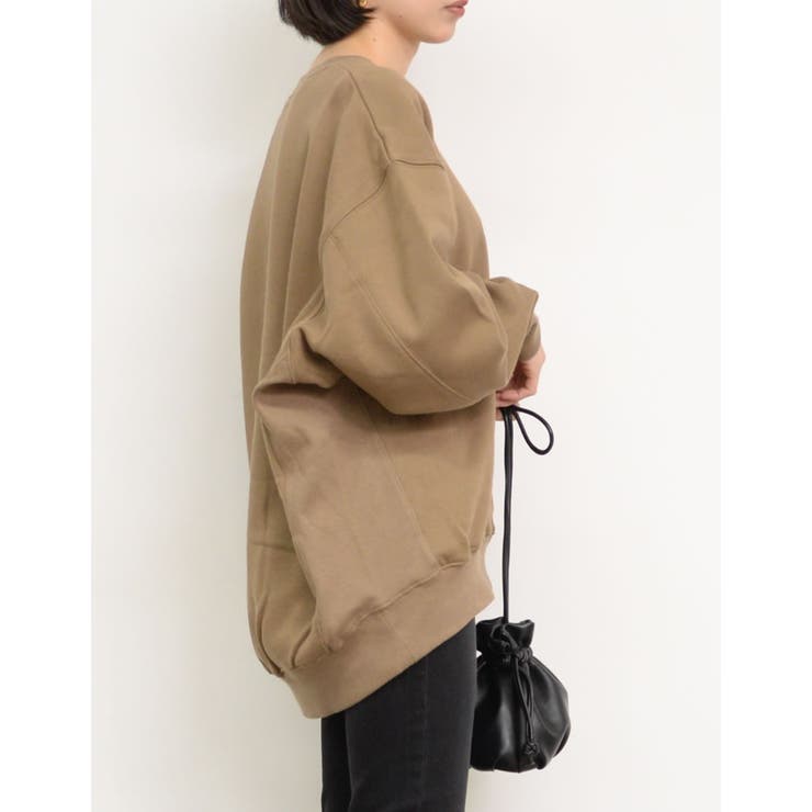 丸みのあるシルエットのサイドリブスウェット | Re:EDIT | 詳細画像28 