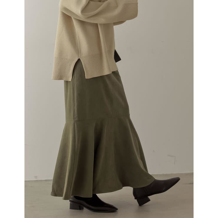 コーデの主役になってくれるカラースカート ピーチスキンマーメイドスカート スカート | Re:EDIT | 詳細画像25 