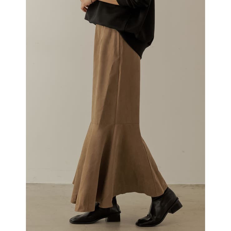 コーデの主役になってくれるカラースカート ピーチスキンマーメイドスカート スカート | Re:EDIT | 詳細画像28 