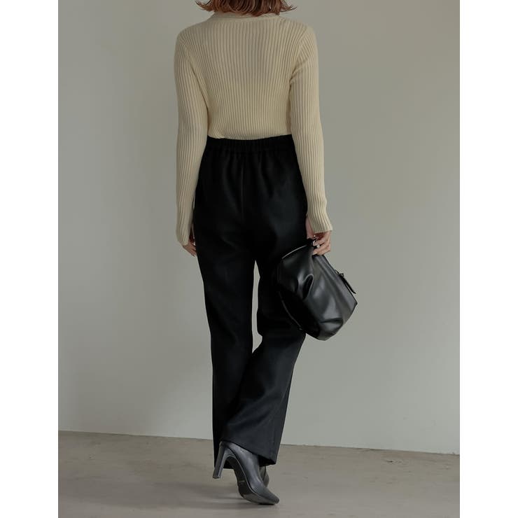 メルトンセンターベンツキックフレアパンツ パンツ パンツ | Re:EDIT | 詳細画像11 