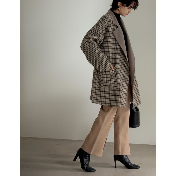 メルトンセンターベンツキックフレアパンツ パンツ パンツ | Re:EDIT | 詳細画像14 