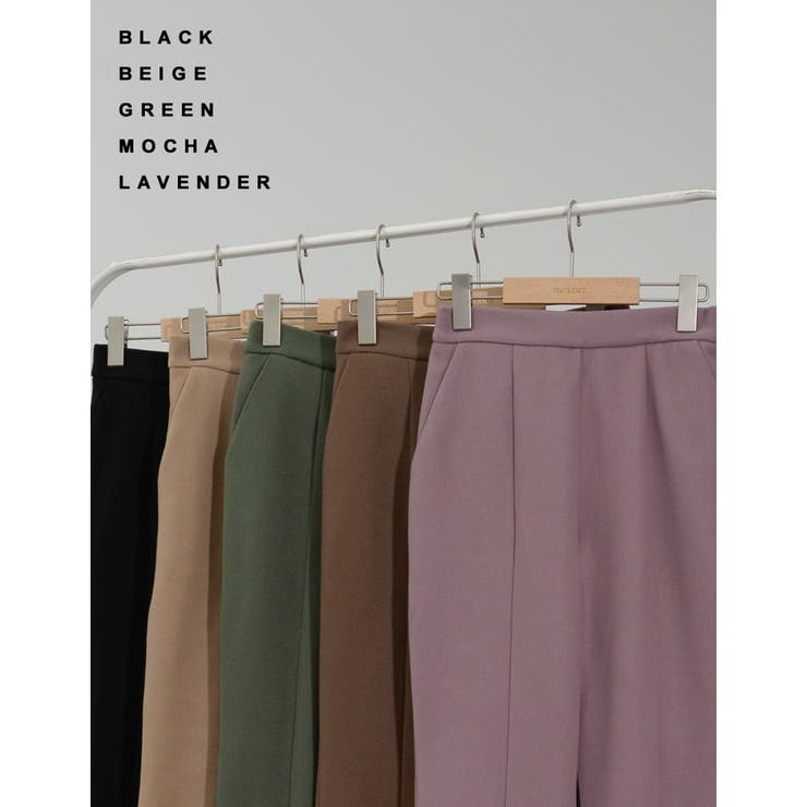 メルトンセンターベンツキックフレアパンツ パンツ パンツ | Re:EDIT | 詳細画像2 