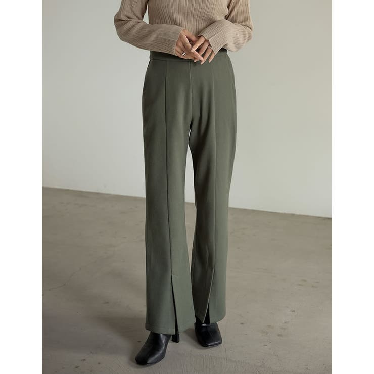 メルトンセンターベンツキックフレアパンツ パンツ パンツ | Re:EDIT | 詳細画像22 