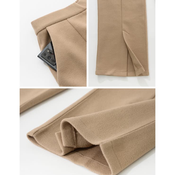 メルトンセンターベンツキックフレアパンツ パンツ パンツ | Re:EDIT | 詳細画像32 