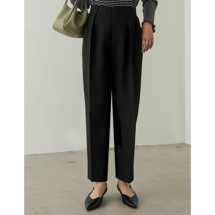 鮮やかカラーで気分も上がる美脚パンツ [低身長 高身長サイズ有]ストレッチツイル… | Re:EDIT | 詳細画像2 