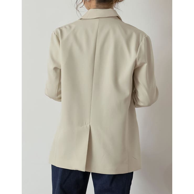 すっきりきれい見えするテーラードジャケット ストレッチツイルテーラードジャケット | Re:EDIT | 詳細画像29 