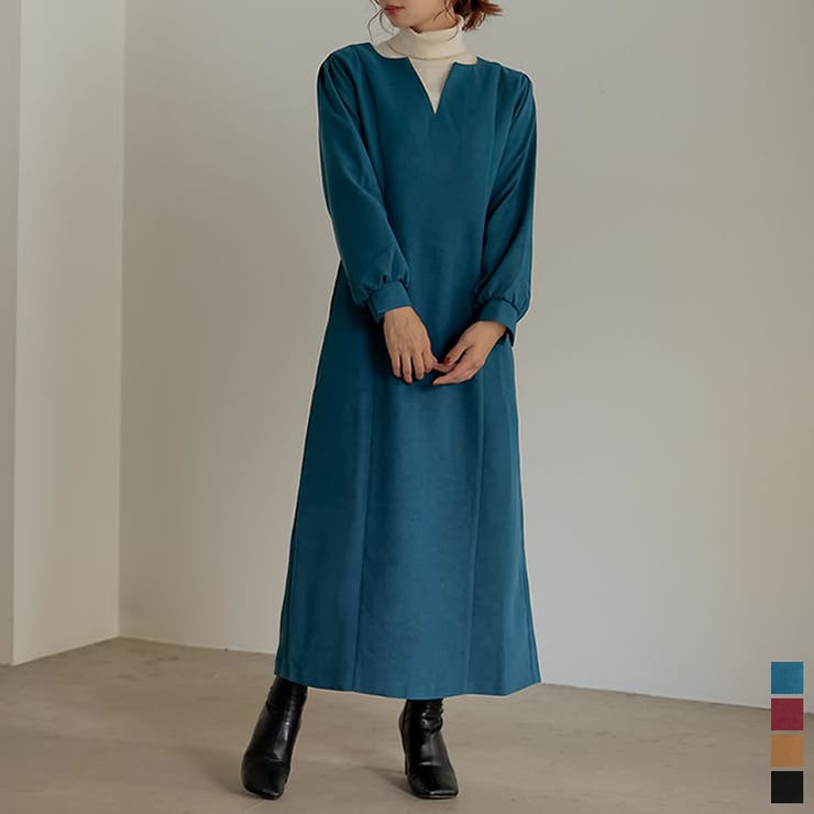 デコルテをきれいに魅せるスタイルアップも叶うカラーワンピース 品番 Gs Re Edit リエディ のレディースファッション通販 Shoplist ショップリスト