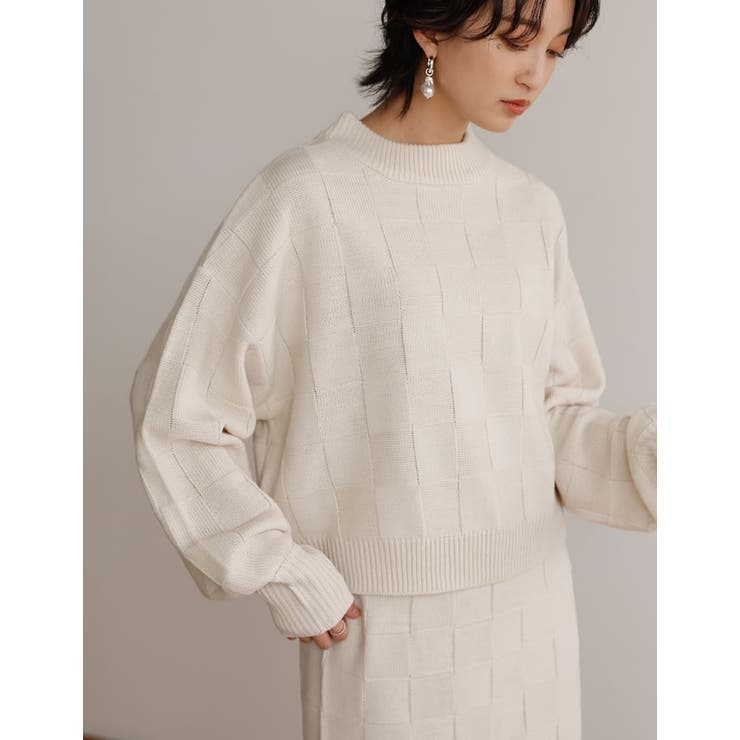 シンプルながらも1枚でトレンドライクな着こなしに | Re:EDIT | 詳細画像3 