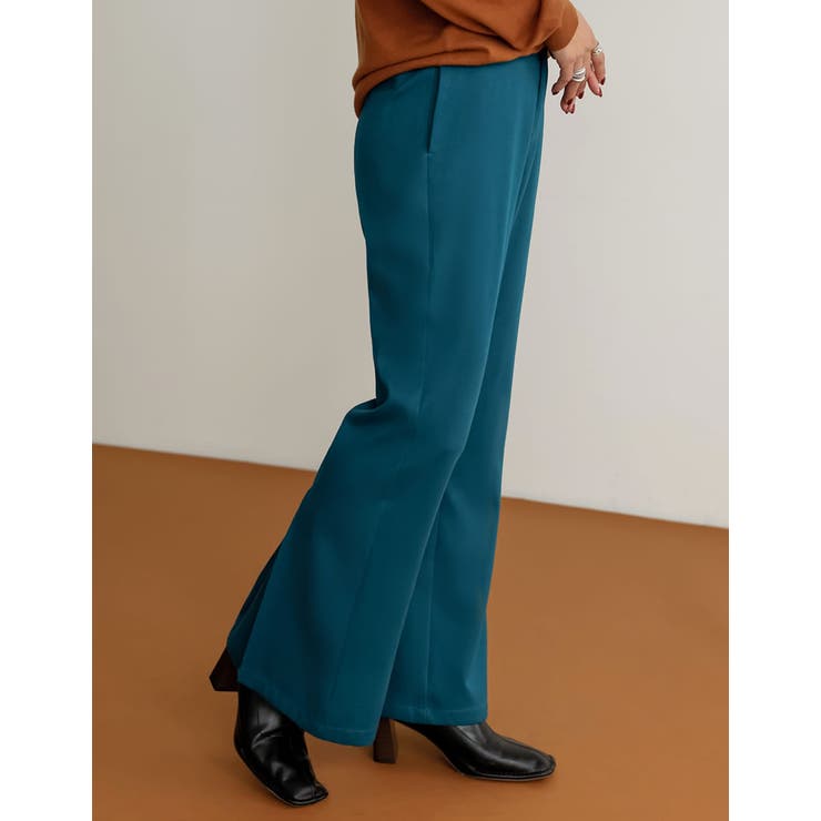 オンオフ使える綺麗見えカラーパンツ [低身長 高身長サイズ有]微起毛ツイルバック… | Re:EDIT | 詳細画像21 