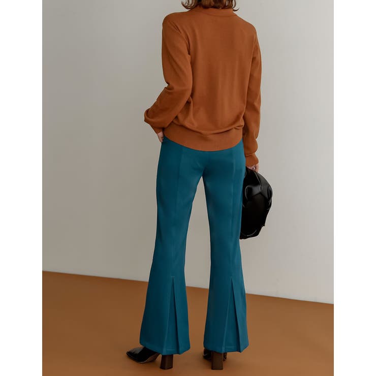 オンオフ使える綺麗見えカラーパンツ [低身長 高身長サイズ有]微起毛ツイルバック… | Re:EDIT | 詳細画像23 