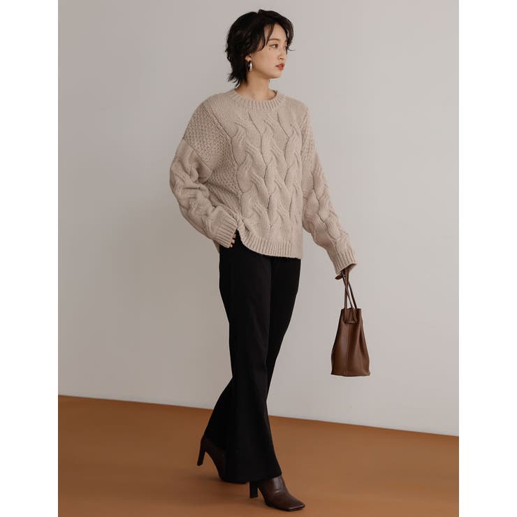 オンオフ使える綺麗見えカラーパンツ [低身長 高身長サイズ有]微起毛ツイルバック… | Re:EDIT | 詳細画像26 