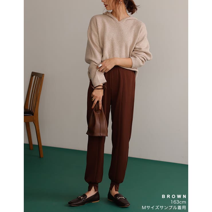 メンズライクなシルエットをきれいめに [低身長サイズ有]ストレッチポンチアンクル… | Re:EDIT | 詳細画像12 