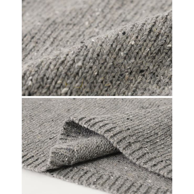 シンプル過ぎないデザインが旬 ミックスネップロングニットスカート スカート | Re:EDIT | 詳細画像24 