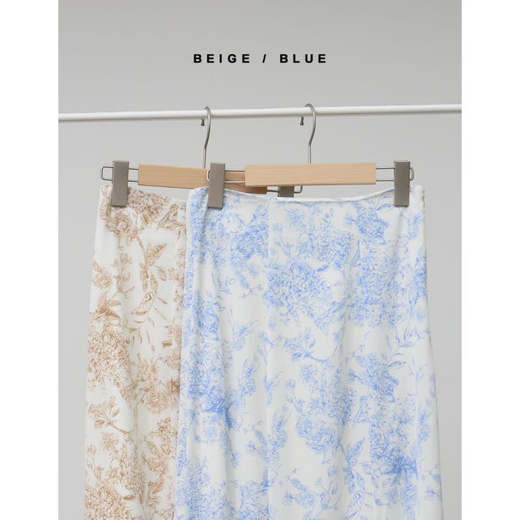 ヴィンテージライクな風合いと柄がポイント [低身長サイズ有]ヴィンテージボタニカ… | Re:EDIT | 詳細画像2 