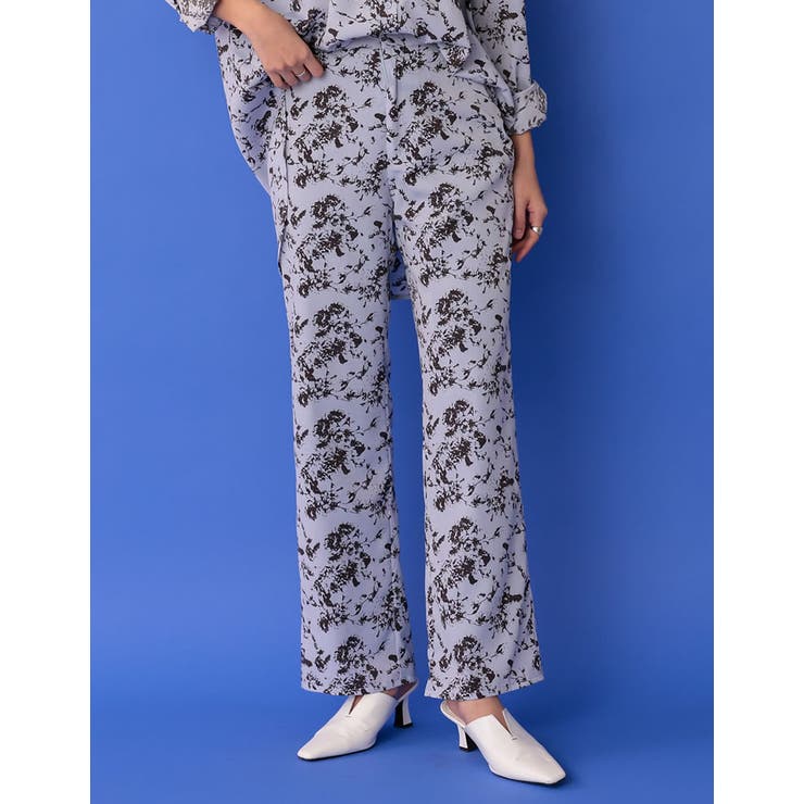 ニュアンス感のある花柄で洗練された印象に [低身長サイズ有]ヴィンテージフラワー… | Re:EDIT | 詳細画像5 