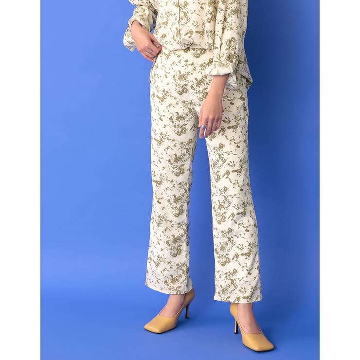 ニュアンス感のある花柄で洗練された印象に [低身長サイズ有]ヴィンテージフラワー… | Re:EDIT | 詳細画像28 