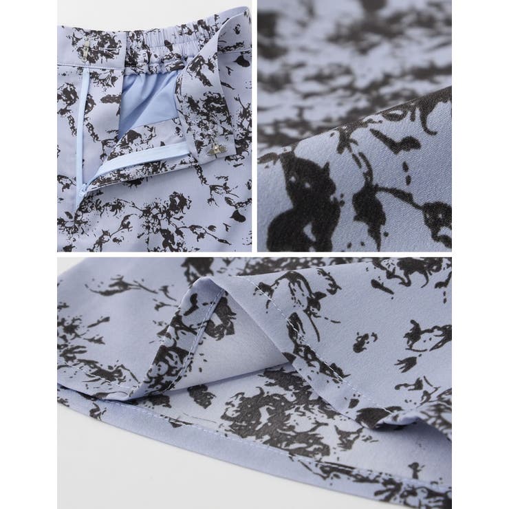 ニュアンス感のある花柄で洗練された印象に [低身長サイズ有]ヴィンテージフラワー… | Re:EDIT | 詳細画像31 