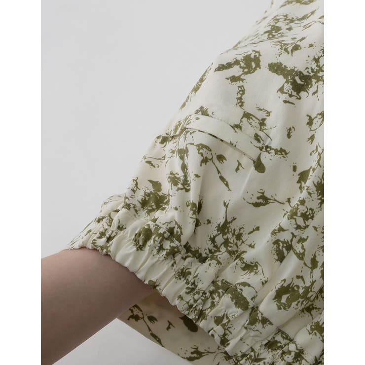 ニュアンス感のある花柄で洗練された印象に [低身長サイズ有]ヴィンテージフラワー… | Re:EDIT | 詳細画像32 