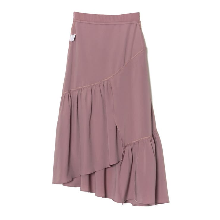 歩くたびに綺麗に揺れるシルエット ランダムティアードシフォンロングスカート | Re:EDIT | 詳細画像35 