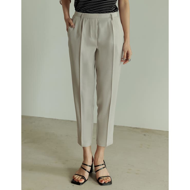 すらっとスリムなレッグラインを叶えるタイトな テーパードパンツ 品番 Gs Re Edit リエディ のレディースファッション通販 Shoplist ショップリスト