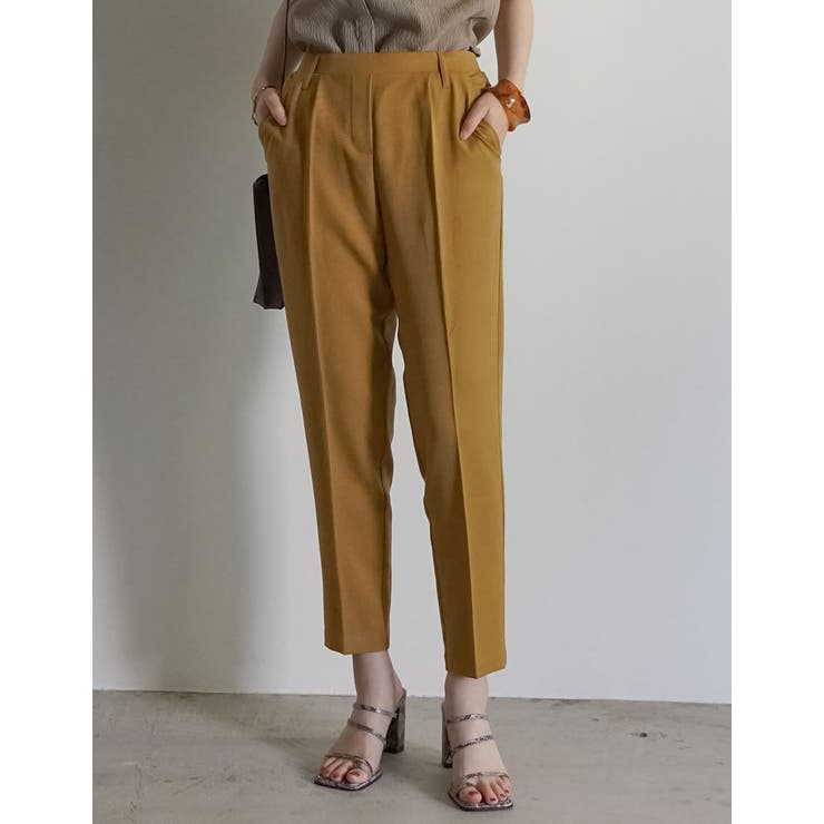 すらっとスリムなレッグラインを叶えるタイトな テーパードパンツ 品番 Gs Re Edit リエディ のレディースファッション通販 Shoplist ショップリスト