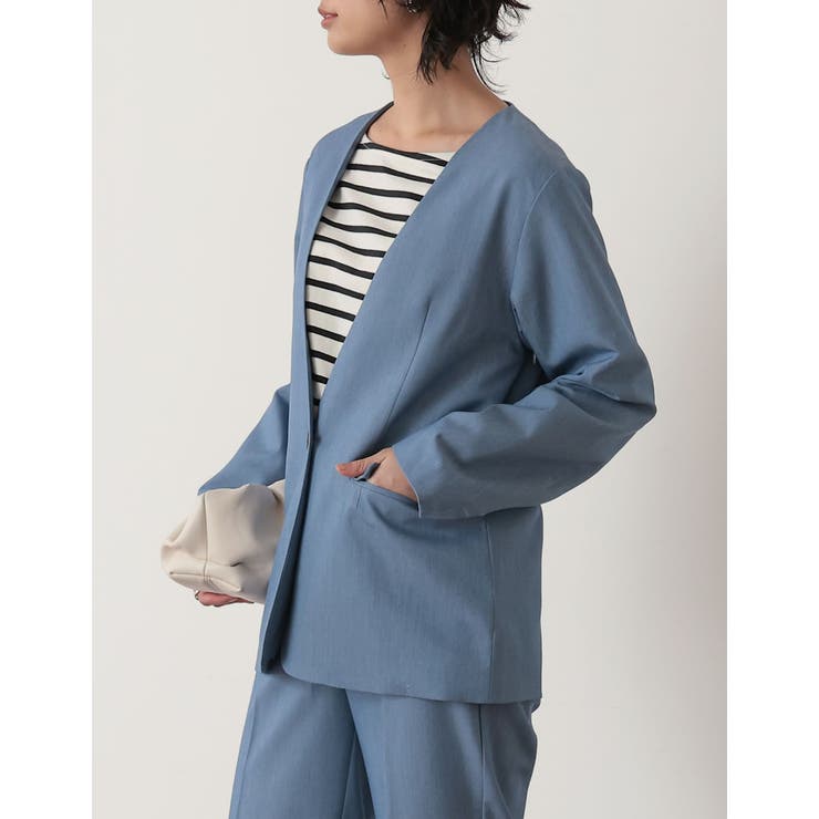 トレンドのスリーブアウトデザインを取り入れた旬アウター | Re:EDIT | 詳細画像16 