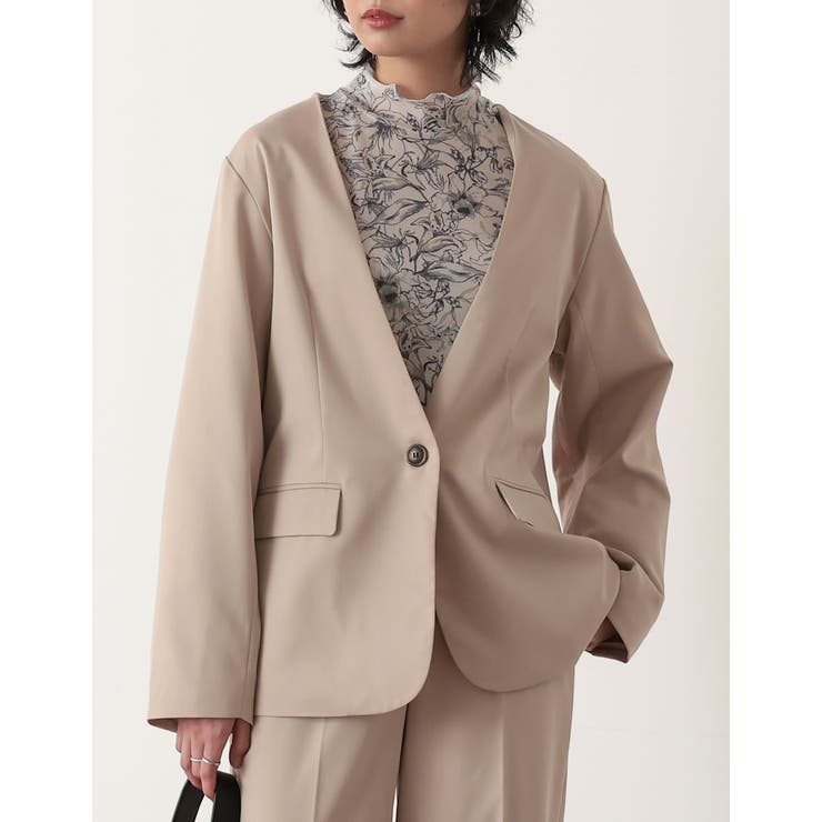 トレンドのスリーブアウトデザインを取り入れた旬アウター | Re:EDIT | 詳細画像4 