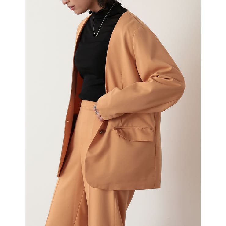 トレンドのスリーブアウトデザインを取り入れた旬アウター | Re:EDIT | 詳細画像7 