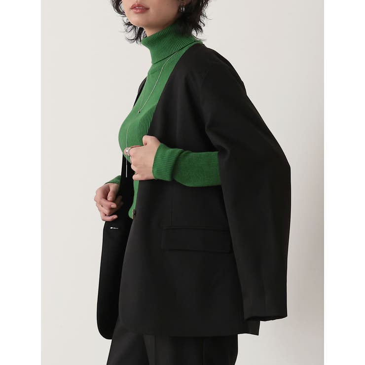 トレンドのスリーブアウトデザインを取り入れた旬アウター | Re:EDIT | 詳細画像10 