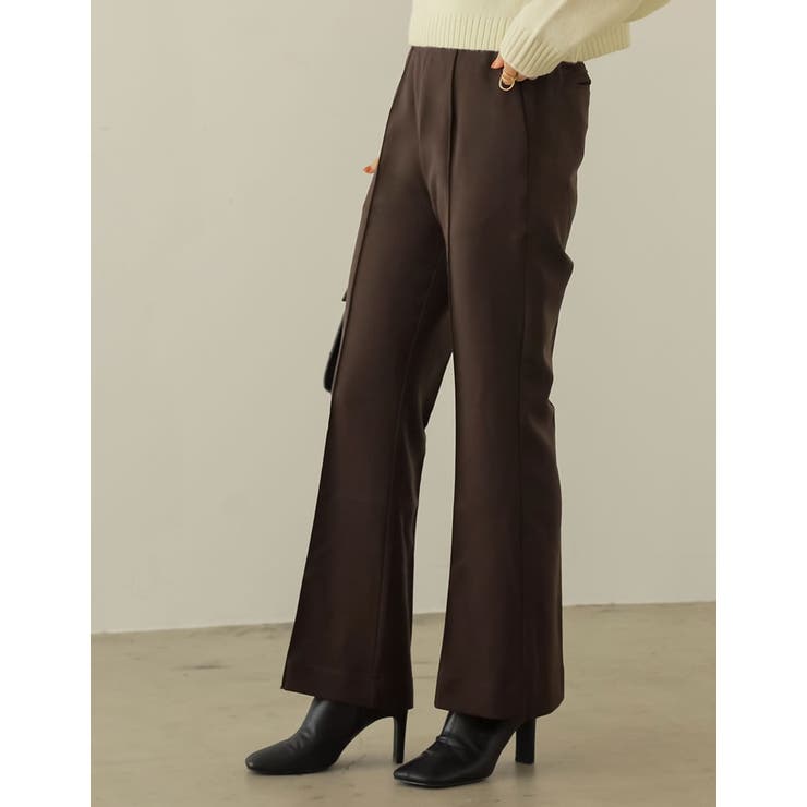 美シルエットにこだわったスラックスパンツ | Re:EDIT | 詳細画像3 