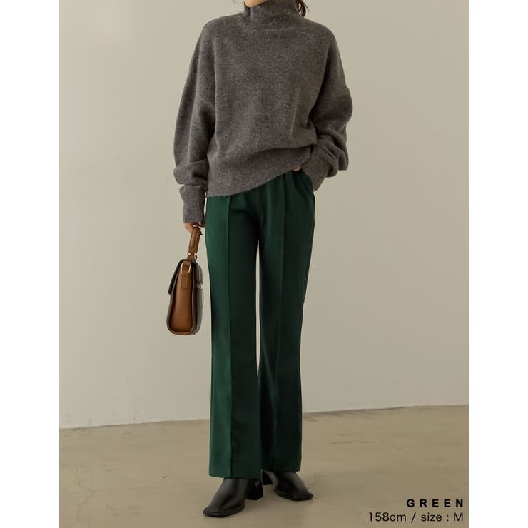 美シルエットにこだわったスラックスパンツ | Re:EDIT | 詳細画像9 