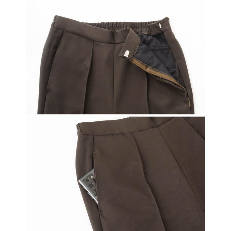 美シルエットにこだわったスラックスパンツ | Re:EDIT | 詳細画像22 