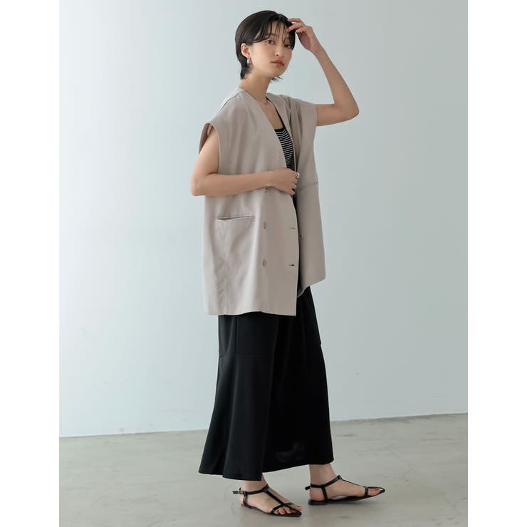 人気のジョーゼット生地で綺麗見え&お手入れ簡単 | Re:EDIT | 詳細画像12