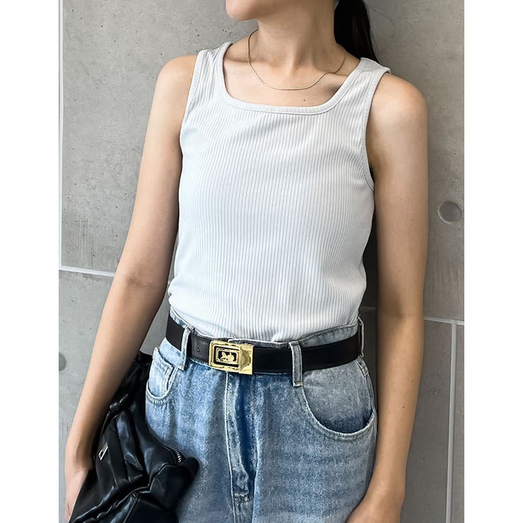 無地テレコリブタンクトップ | Re:EDIT | 詳細画像16 