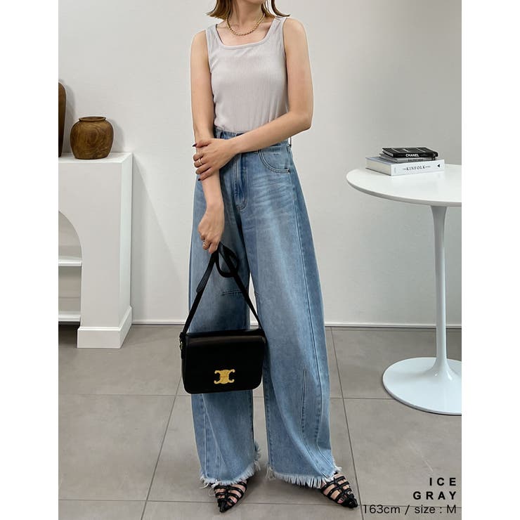 無地テレコリブタンクトップ | Re:EDIT | 詳細画像17 