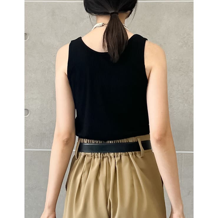 無地テレコリブタンクトップ | Re:EDIT | 詳細画像8 