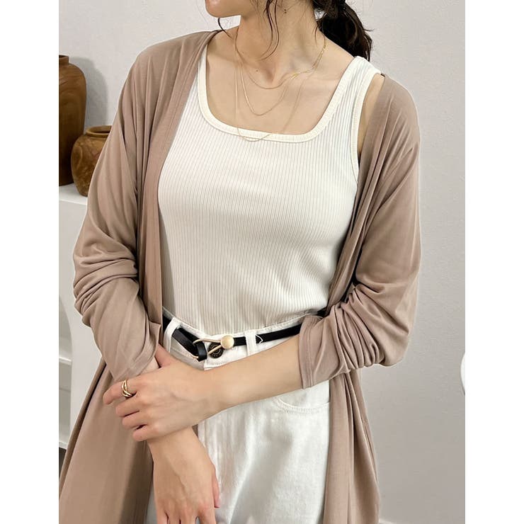 無地テレコリブタンクトップ | Re:EDIT | 詳細画像25 