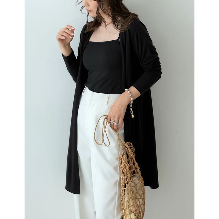 2丈から選べるとろみロングカーディガン | Re:EDIT | 詳細画像6 