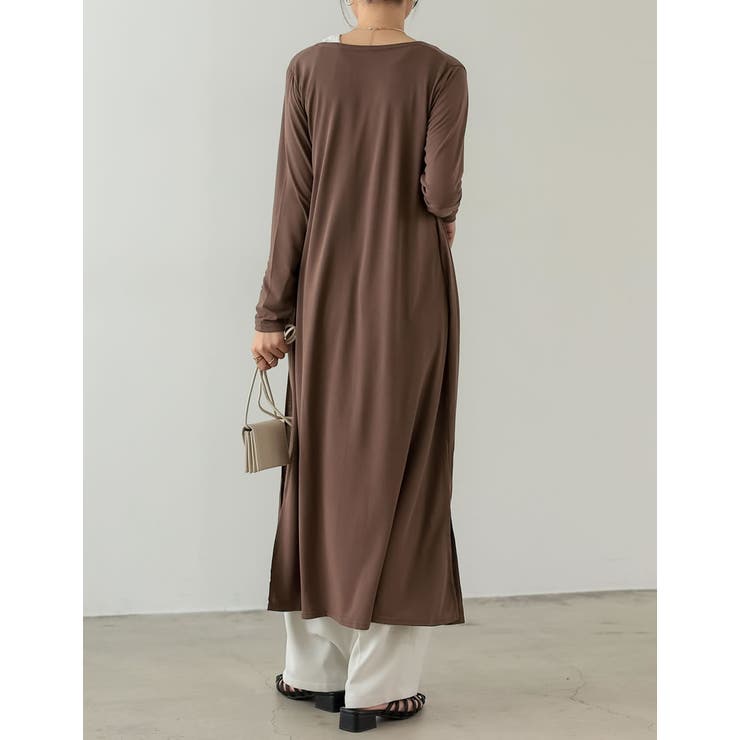 2丈から選べるとろみロングカーディガン | Re:EDIT | 詳細画像23 