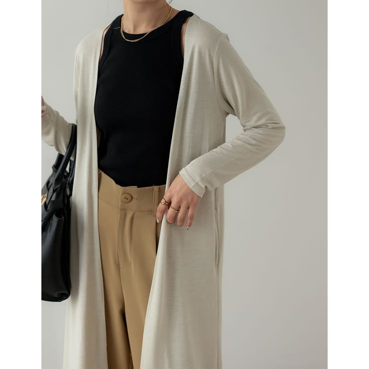 2丈から選べるとろみロングカーディガン | Re:EDIT | 詳細画像25 