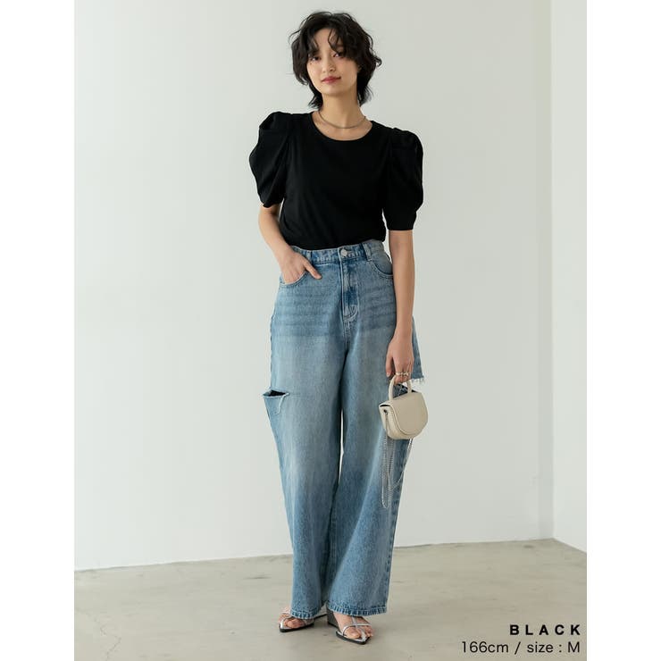 ぽわんとしたボリュームスリーブがコーデの主役に | Re:EDIT | 詳細画像14 