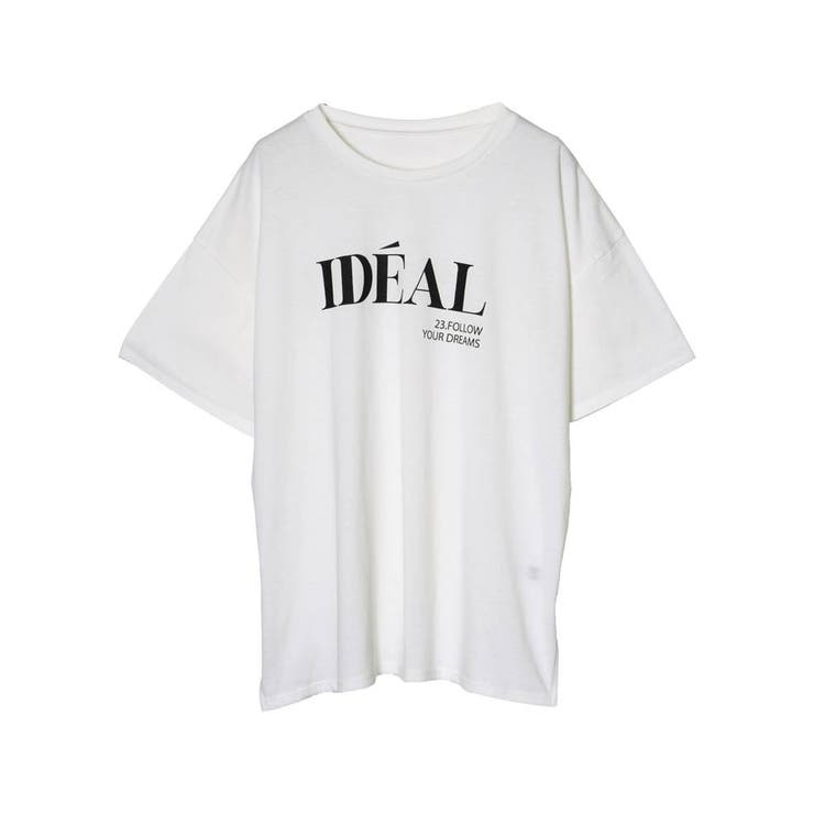 IDEAL配色ロゴTシャツ[品番：GS000020213]｜Re:EDIT（リエディ）のレディースファッション通販｜SHOPLIST（ショップリスト）