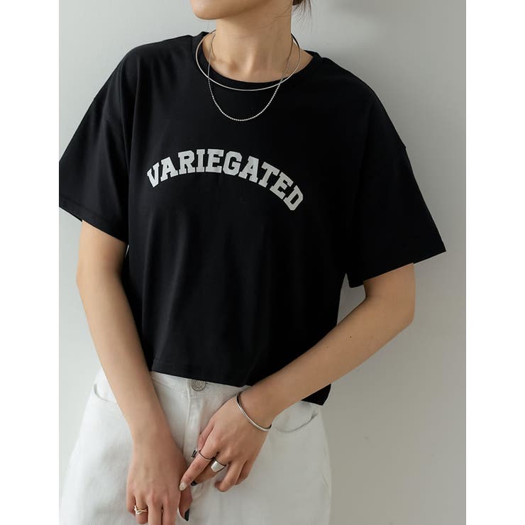 カレッジロゴクロップドTシャツ | Re:EDIT | 詳細画像6 