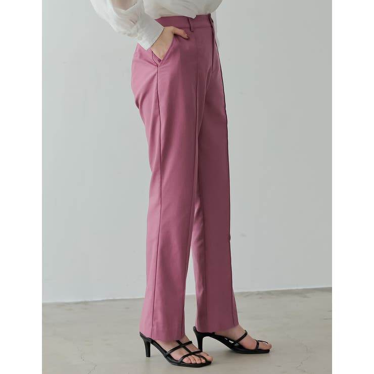 リネンとコットンブレンドで洗練されたストレートパンツ | Re:EDIT | 詳細画像13 