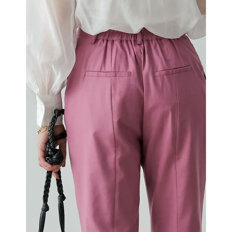 リネンとコットンブレンドで洗練されたストレートパンツ | Re:EDIT | 詳細画像24 