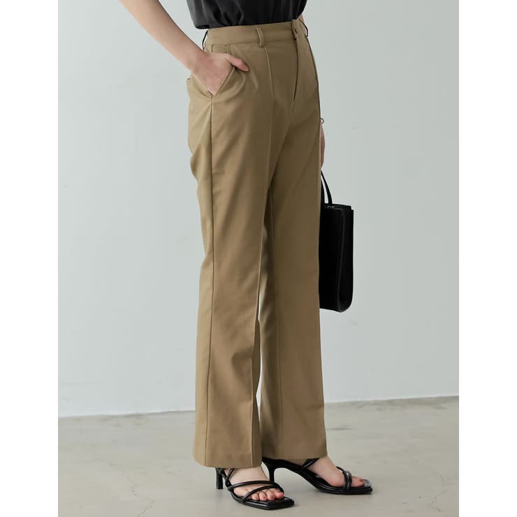 リネンとコットンブレンドで洗練されたストレートパンツ | Re:EDIT | 詳細画像26 