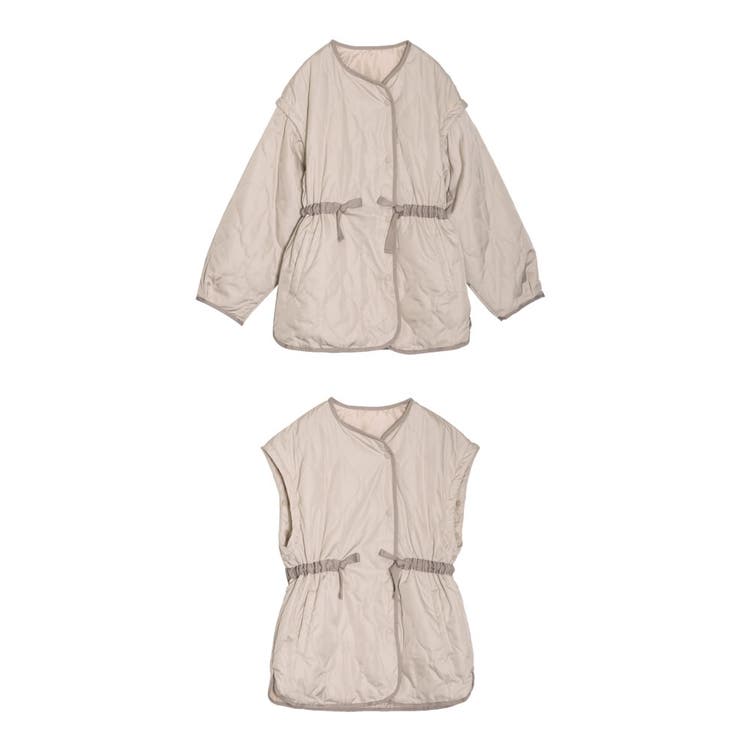 大人カジュアルコーデを楽しむ2WAYキルトジャケット | Re:EDIT | 詳細画像20 