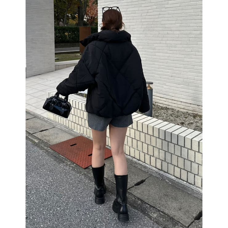 【23AW NEW】 HERNO_women/ダイヤモンドキルト ダウンジャケット org.jpg