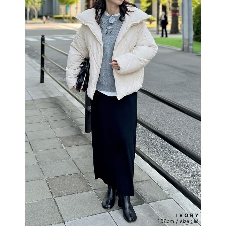 ダイヤキルト中綿ダウンジャケット | Re:EDIT | 詳細画像22 